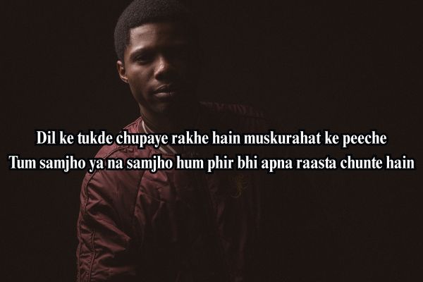 attitude shayari for boys in hindi​