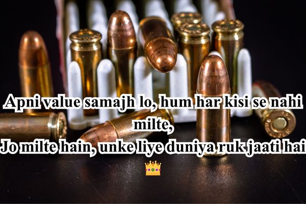 Killer Don Attitude quotes in Hindi text