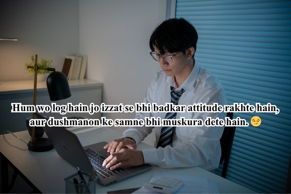 strong alone attitude shayari