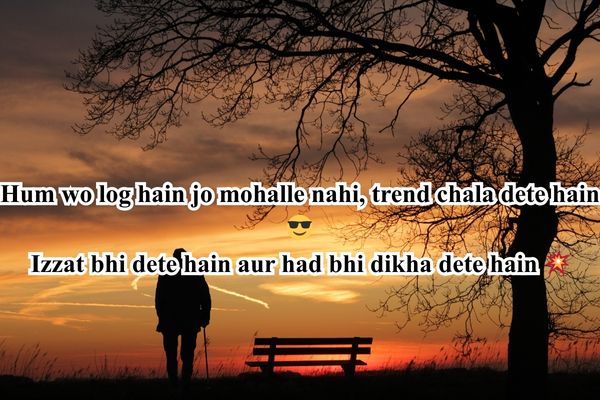 Strong personality Don Shayari Hindi
