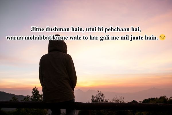 alone attitude shayari in English
