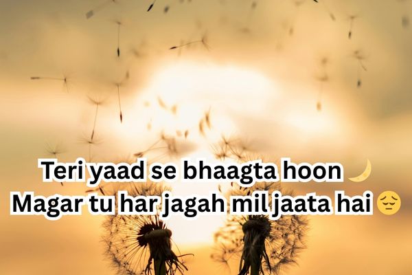 hindi sad shayari in english