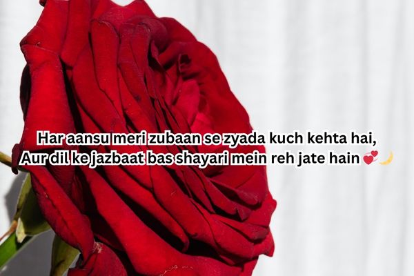 rone par shayari in hindi