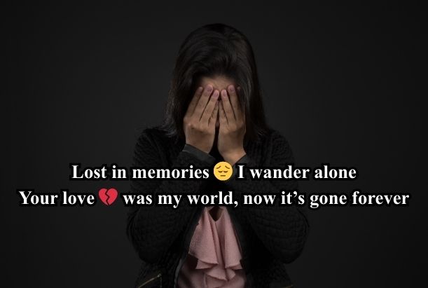 sad shayari in english 2 lines